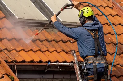 Démoussage et hydrofuge de toiture à Bessey