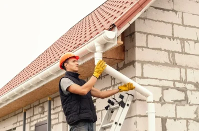 Pose et remplacement de gouttières à Bessey